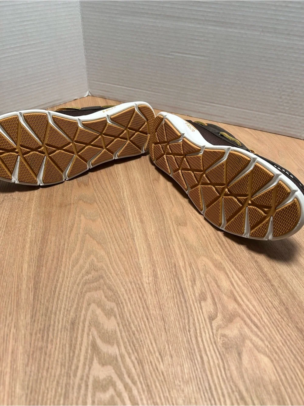 Men’s LLBean Kennebec 3 Eye Boat Shoes Leather & Mesh Rawhide Laces Size 8M New